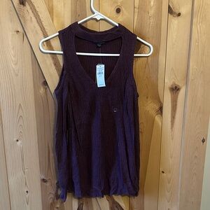 American Eagle Outfitters Deep Purple Tank Top
